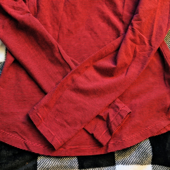 Free People Penelope Puff Sleeve Red Top size M - Picture 10 of 12